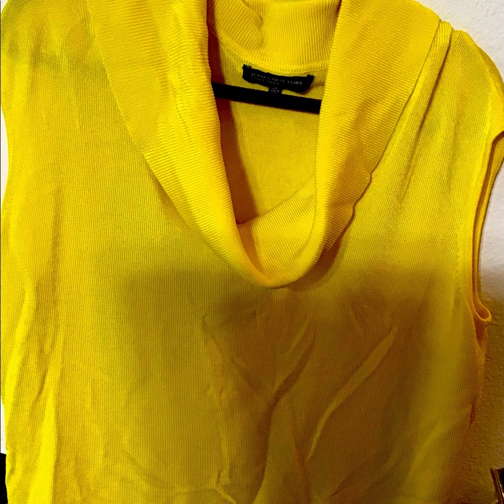 PLUS SIZE Jones New YORK Yellow Sweater